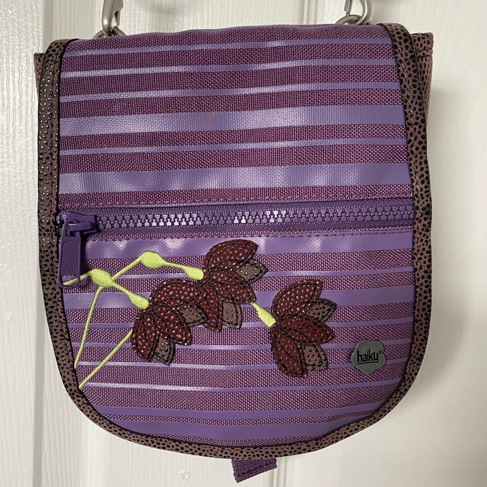 Haiku Crossbody Purple Floral Bag